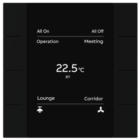 ABB i bus KNX Sensor 4 8 fold Matt Black